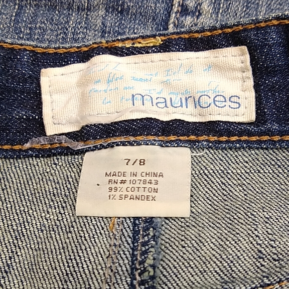Maurice's Denim Blue Jean Skirt Size 7/8 - Picture 5 of 6